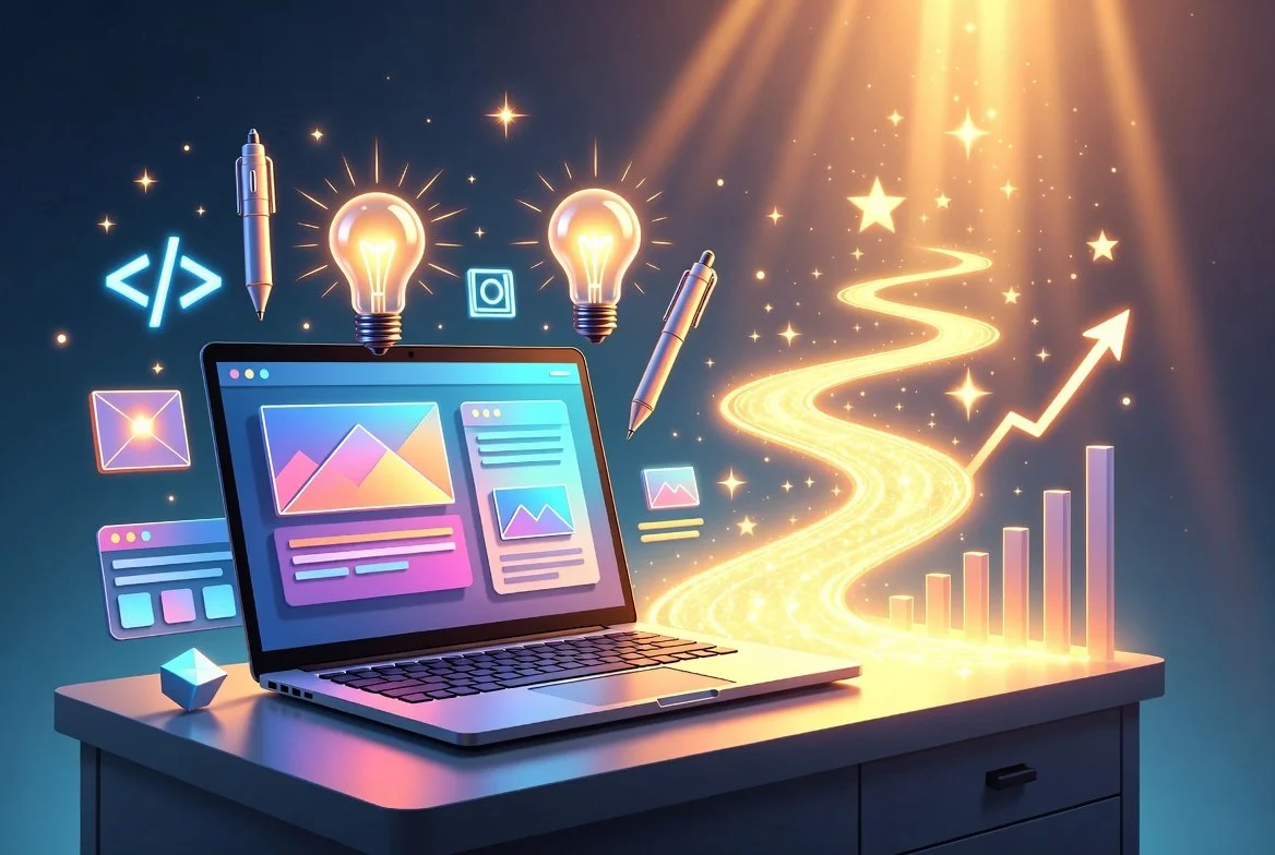 Suman Kumar Phuyal, freelance web designer, sharing his inspiring success journey