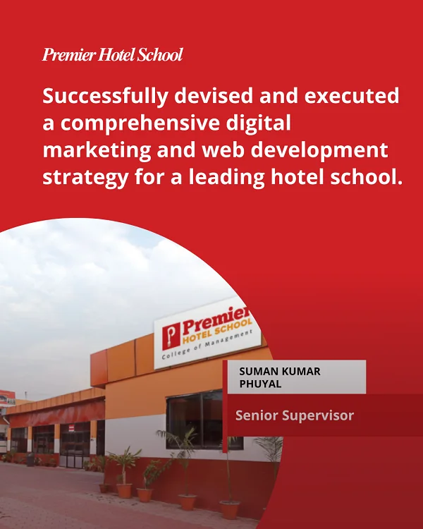 IT supervisor at premium hotel school