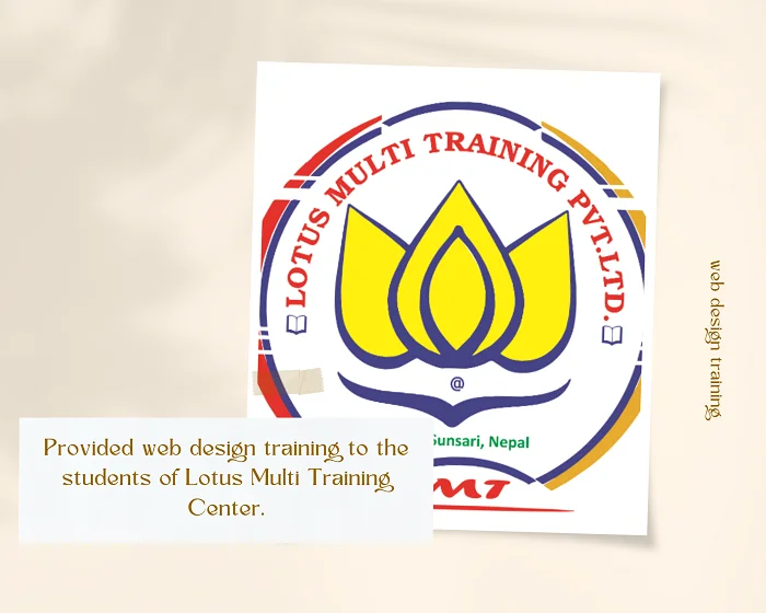Web design training at Lotus Multi Training Center