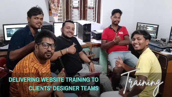 Website operations training for clients